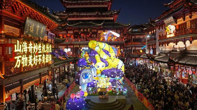 CHINA-SHANGHAI-TAMAN YUYUAN-FESTIVAL LAMPION-2